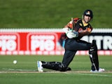 James Franklin of the Wellington Firebirds bats during the Domestic Twenty20 match between the Northern Districts Knights and the Wellington Firebirds at Seddon Park on November 1, 2014