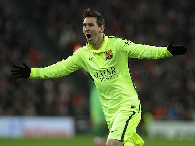 messi green shirt