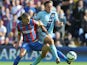 Crystal Palace's English midfielder Stuart OKeefe vies with West Ham United's English midfielder Mark Noble (R) during the English Premier League football match between Crystal Palace and West Ham United at Selhurst Park in south London on August 23, 2014