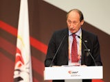 Valentin Balakhnichev speaks during the 49th IAAF Congress World Athletics Forum at the Crowne Plaza on August 8, 2013