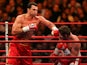 Wladimir Klitschko of Ukraine lands a left jab to the head of Sultan Ibragimov of Russia during their WBO and IBF/IBO Unification Heavyweight World Championship bout on February 23, 2008