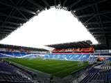 A general view of the ground prior to the Sky Bet Championship match between Cardiff City and Leeds United at Cardiff City Stadium on November 1, 2014