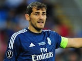 Iker Casillas for Real Madrid on August 12, 2014