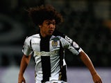 Jeremy Balmy of Notts County in action during the Pre Season Friendly match between Notts County and CA Osasuna at Meadow Lane on August 1, 2014