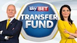 Sky Sports News duo Jim White and Natalie Sawyer advertise the Sky Bet Transfer Fund