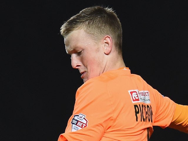 Jordan Pickford for Bradford City on September 16, 2014