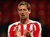 Peter Crouch for Stoke on December 13, 2014