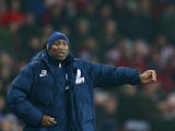 Caretaker manager Chris Ramsey of QPR gives direction during the Barclays Premier League match between Sunderland and Queens Park Rangers at Stadium of Light on February 10, 2015