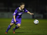 Ross Killock of Chester City in action during the Skrill Conference Premier match between Woking and Chester at the Kingfield Stadium on January 21, 2014
