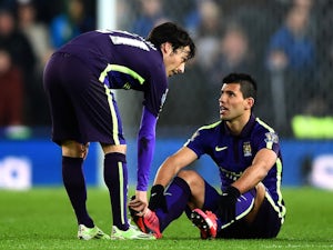 Aguero calms injury concerns