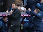 Manager Tim Sherwood of Aston Villa celebrates after Scott Sinclair of Aston Villa opens the scoring during the Barclays Premier League match between Aston Villa and Stoke City at Villa Park on February 21, 2015