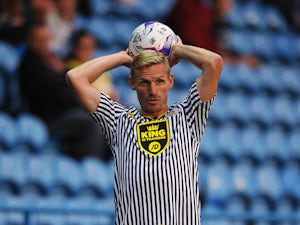 Gary Teale of St Mirren in action during the pre season friendly match between Carlisle United and St Mirren at Brunton Park on August 01, 2014