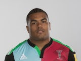 Kyle Sinckler of Harlequins poses for a picture during the photoshoot for BT Sport on August 18, 2014