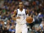 Rajon Rondo #9 of the Dallas Mavericks during play against the Detroit Pistons at American Airlines Center on January 7, 2015