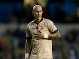 Richard Chaplow of Millwall looks on during the Sky Bet Championship match between Millwall and Brentford at The Den on November 8, 2014