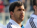 Simone Favaro of Italy line up prior to the international rugby test match between Italy and Australia at Artemio Franchi on November 24, 2012