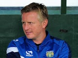 Terry Skiverton, Assistant Manager of Yeovil Town ahead of the Sky Bet League One match between Yeovil Town and Swindon Town at Huish Park on October 18, 2014