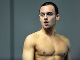 Tom Daley in action during the 10m prelims on February 22, 2015