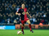 Swansea player Jack Cork in action during the Barclays Premier League match between West Bromwich Albion and Swansea City at The Hawthorns on February 11, 2015