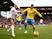 Marcello Trotta of Fulham tries to tackle Paul Coutts of Derby County during the Sky Bet Championship match on February 28, 2015