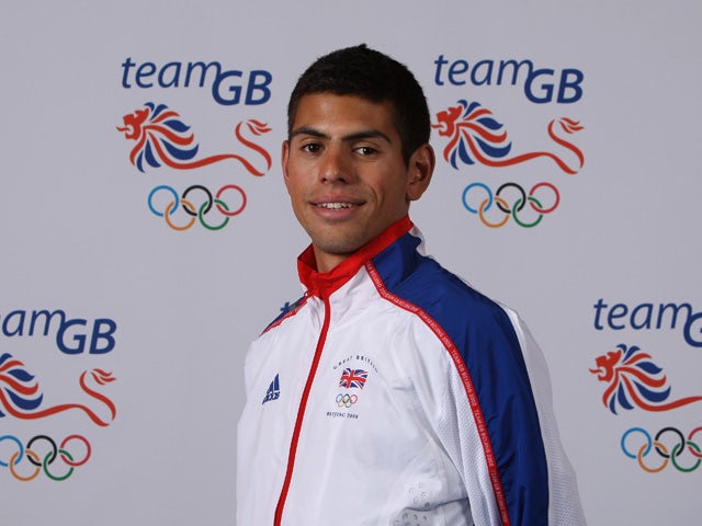 Athlete Tom Lancashire of the British Olympic Team poses for a photograph during the Team GB Kitting Out at the NEC on July 15, 2008