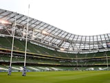 A general view of the stadium prior to kickoff during the RBS Six Nations match between Ireland and England at the Aviva Stadium on March 1, 2015