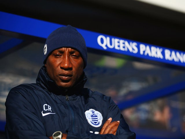 Chris Ramsey manager of QPR looks on prior to the Barclays Premier League match between Queens Park Rangers and Tottenham Hotspur at Loftus Road on March 7, 2015
