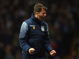 Manager Tim Sherwood of Aston Villa reacts during the Barclays Premier League match between Aston Villa and West Bromwich Albion at Villa Park on March 3, 2015