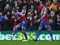 James McArthur of Crystal Palace celebrates scoring his team's second goal during the Barclays Premier League match between Crystal Palace and Queens Park Rangers at Selhurst Park on March 14, 2015