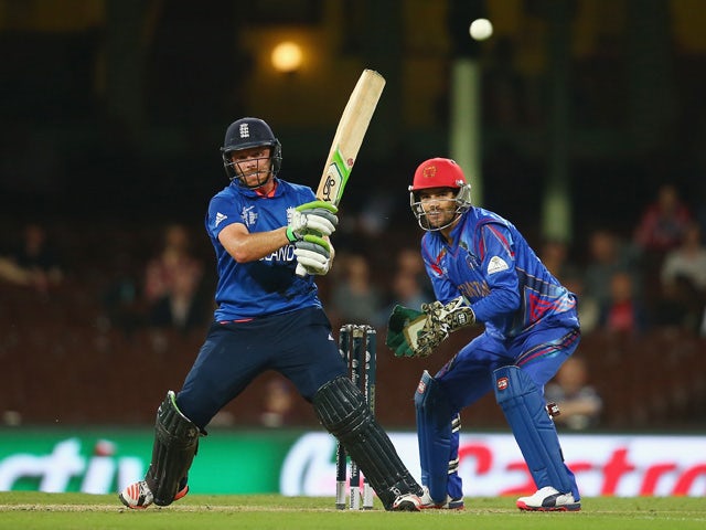 Ian Bell of England bats during the 2015 Cricket World Cup match between England and Afghanistan at Sydney Cricket Ground on March 13, 2015