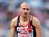 Gareth Warburton of Great Britain looks dejected at the end of the Men's 800 Metres Semi Finals during day two of the 21st European Athletics Championships at the Olympic Stadium on June 28, 2012