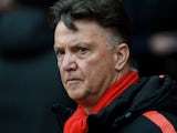 Louis van Gaal the manager of Manchester United looks on during the Barclays Premier League match between Manchester United and Tottenham Hotspur at Old Trafford on March 15, 2015