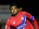 Joss Labadie during the Johnstone's Paint Trophy Southern Section Second Round match between Dagenham & Redbridge and Leyton Orient at The Victoria Road Stadium on October 07, 2014