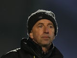 Burton Albion assistant manager Kevin Summerfield looks on during the npower League Two match between Northampton Town and Burton Albion at Sixfields Stadium on January 19, 2013