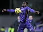 Micah Richards of ACF Fiorentina in action during the TIM Cup match between the TIM Cup match between ACF Fiorentina and Atalanta BC at Artemio Franchi on January 21, 2015