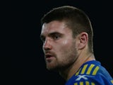 Mitch Allgood of the Eels looks on from the bench during the round nine NRL match between the Parramatta Eels and the Brisbane Broncos at Parramatta Stadium on May 11, 2013