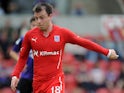 Paul McGowan of Dundee during the Pre Season Friendly match between Morecambe and Dundee at the Globe Arena on July 19, 2014