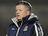 Northampton Town manager Chris Wilder looks on during the Sky Bet League Two match between Northampton Town and Carlisle United at Sixfields Stadium on March 17, 2015