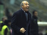 Torino FC manager Giampiero Ventura shouts to his players during the Serie A match between Parma FC and Torino FC at Stadio Ennio Tardini on March 22, 2015
