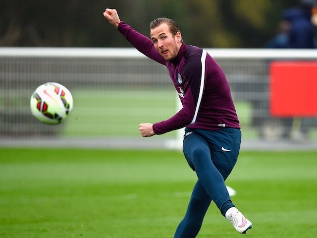 Harry Kane in training for England on March 26, 2015
