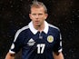 Jordan Rhodes of Scotland in action during the FIFA 2014 World Cup Qualifying Group A match between Scotland and Belgium at Hampden Park on September 6, 2013