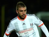 Kostas Stafylidis of Fulham during the Sky Bet Championship match between Watford and Fulham at Vicarage Road on March 3, 2015 