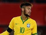 Neymar in action for Brazil on November 18, 2014