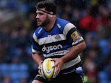 Rob Webber of Bath in action during the Aviva Premiership match between London Welsh and Bath Rugby at Kassam Stadium on March 29, 2015