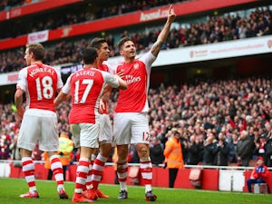Giroud: Arsenal "really pleased" with performance