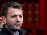 Tim Sherwood, manager of Aston Villa looks on before the Barclays Premier League match between Manchester United and Aston Villa at Old Trafford on April 4, 2015
