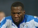 Ishmael Miller of Huddersfield Town during the Sky Bet Championship match between Huddersfield Town and Norwich City at John Smith's Stadium on March 17, 2015