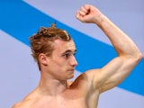 Jack Laugher at the Commonwealth Games in August 2014