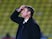 Blackpool manager Lee Clark looks dejected during the Sky Bet Championship match against Watford at Vicarage Road on January 24, 2015