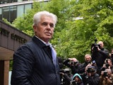 British publicist Max Clifford arrives at Southwark Crown Court in London on May 2, 2014